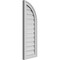 Ekena Millwork Quarter Round Top Right Surface Mount PVC Gable Vent w/ 2"W x 1-1/2"P Brickmould Frame, 12"W x 34"H GVPQR12X3402SF - alternate 2